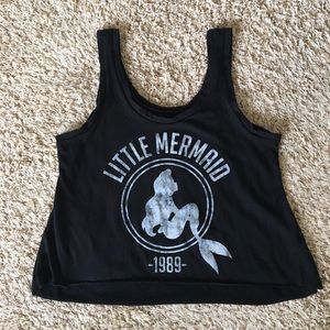 Little Mermaid Crop Top (size L)